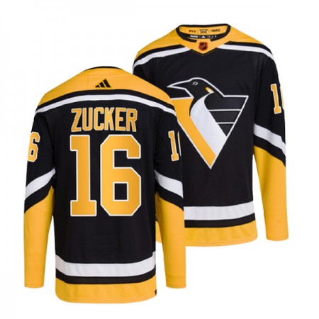 Pittsburgh Penguins tröja Jason Zucker 16 Adidas 2022-23 Svart Reverse Retro 2.0 Authentic - NHL Tröjor Herr Pittsburgh Penguins tröja Jason Zucker 16 Adidas 2022-23 Svart Reverse Retro 2.0 Authentic - NHL Tröjor Herr